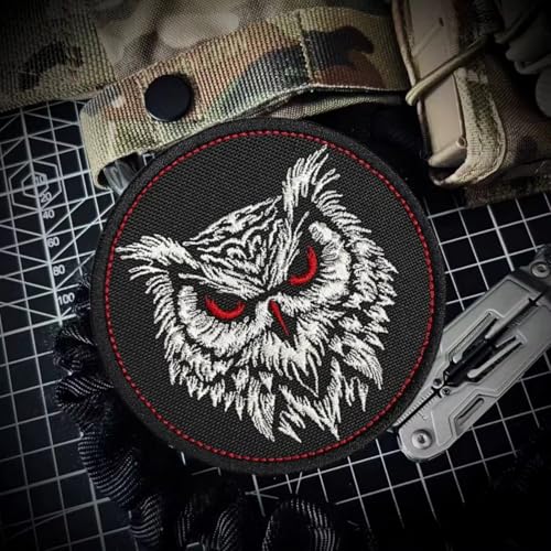 Eule Moral Patch - Taktischer Patch für Militär-Armee-Ausrüstungsabzeichen, Rucksäcke, Operator-Baseballkappen, Plattenträger & Westen - Moral-Patch Eule Moral Patch - Taktischer Patch für Militär-Armee-Ausrüstungsabzeichen, Rucksäcke, Operator-Baseballkappen, Plattenträger & Westen - Moral-Patch von Viusneun
