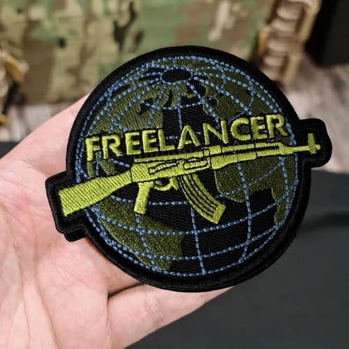 Freelancer Military Moral Patch – Taktischer Meme bestickter Aufnäher für Militärausrüstung, Rucksäcke, Operator-Baseballmützen, Plattenträger und Westen – Moral-Patches von Viusneun