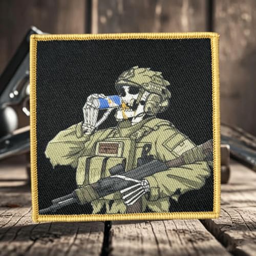 Fuel of War Printed Patch: Skull Special Forces Moral Patch with Hook and Loop - Funny Tactical Military Patches, Morale Patches for Backpacks, Helmet and Other Military Tactical Gears Fuel of War Printed Patch: Skull Special Forces Moral Patch with Hook and Loop - Funny Tactical Military Patches, Morale Patches for Backpacks, Helmet and Other Military Tactical Gears von Viusneun