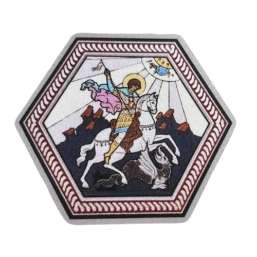 George The Victorious Patch: humorvoller Moral-Patch mit Klettverschluss – lustige taktische Militär-Patches, Moral-Patches für Rucksäcke, Helm und andere militärische taktische Ausrüstung von Viusneun