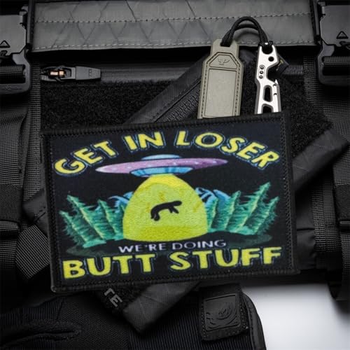 "Get in Loser Buff Stuff" Patches Klett Raumschiff Drucken Klettverschluss Taktische Moral Militär Abzeichen Aufnäher Für Kleidung, Rucksäcke, Uniformen "Get in Loser Buff Stuff" Patches Klett Raumschiff Drucken Klettverschluss Taktische Moral Militär Abzeichen Aufnäher Für Kleidung, Rucksäcke, Uniformen von Viusneun