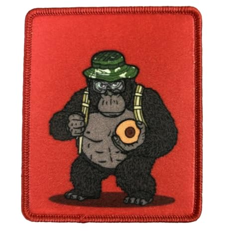 Gorilla Funny Moral Patch - Taktischer Patch für Militärausrüstung, Rucksäcke, Operator Baseball Caps, Plattenträger & Westen - Morale Patch Gorilla Funny Moral Patch - Taktischer Patch für Militärausrüstung, Rucksäcke, Operator Baseball Caps, Plattenträger & Westen - Morale Patch von Viusneun