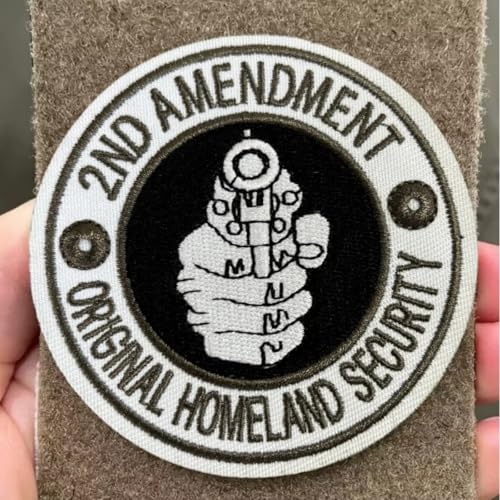 Gun Funny Moral Patch – Taktischer bestickter Aufnäher für Militärausrüstung, Rucksäcke, Operator-Baseballkappen, Plattenträger und Westen – Moral-Patches von Viusneun