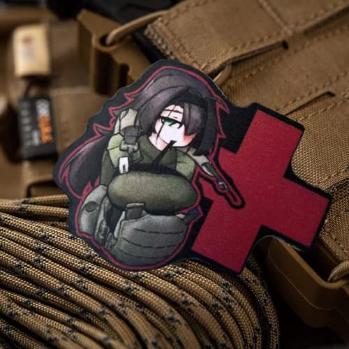 Gunfight Game Girl Patch, Medical Girl Printed Hook and Loop Patches, Funny Appliques for Backpacks, Trucker Hats, Lunch Bags, Vests, Jackets Gunfight Game Girl Patch, Medical Girl Printed Hook and Loop Patches, Funny Appliques for Backpacks, Trucker Hats, Lunch Bags, Vests, Jackets von Viusneun