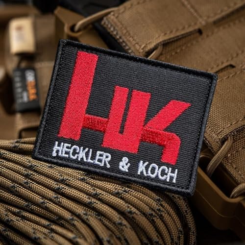 HK Funny Moral Patch - Heckler und Koch Taktischer Stickerei Patch für Militärausrüstung, Rucksäcke, Operator Baseball Caps, Plattenträger & Westen - Morale Patches von Viusneun