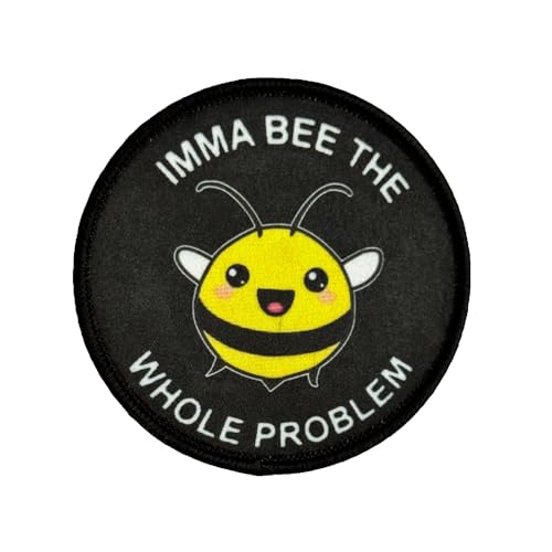 "Imma Bee The Whole Problem" Klett Patch Süße Biene Meme Taktische Morale Hook Loop Patches Aufnäher for DIY Kleidung Rucksack Gear Hat Backpack Jackets "Imma Bee The Whole Problem" Klett Patch Süße Biene Meme Taktische Morale Hook Loop Patches Aufnäher for DIY Kleidung Rucksack Gear Hat Backpack Jackets von Viusneun