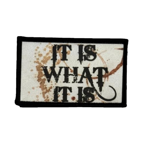 "It Is What It Is" Klett Patch Drucken Aufnäher Taktische Moral Haken Und Schleife Rucksack Hut Zubehör Aufkleber Für Rucksäcke Kleidung "It Is What It Is" Klett Patch Drucken Aufnäher Taktische Moral Haken Und Schleife Rucksack Hut Zubehör Aufkleber Für Rucksäcke Kleidung von Viusneun