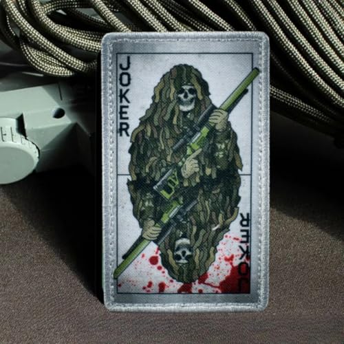 Joker Poker Skelett Patch - Lustige Sniper Meme Patches, Military Tactical Moral Patch mit Klettverschluss Niedliche Patches für Rucksäcke, Militäruniformen, Jeans, Jacken, Westen, Hüte & mehr Joker Poker Skelett Patch - Lustige Sniper Meme Patches, Military Tactical Moral Patch mit Klettverschluss Niedliche Patches für Rucksäcke, Militäruniformen, Jeans, Jacken, Westen, Hüte & mehr von Viusneun