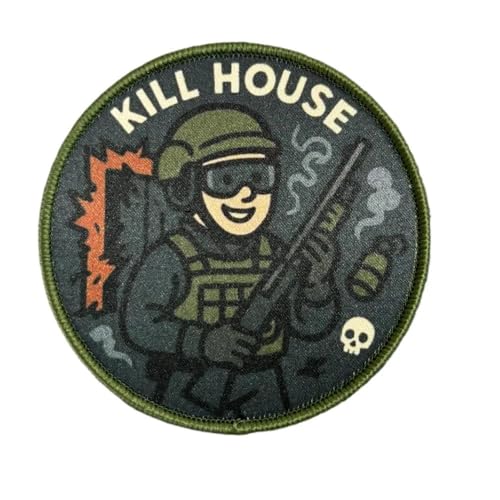 Kill House Warrior Patch - Lustige Meme Patches, Militär Taktischer Moral Patch mit Klettverschluss Niedliche Patches für Rucksäcke, Militäruniformen, Jeans, Jacken, Westen, Hüte & mehr Kill House Warrior Patch - Lustige Meme Patches, Militär Taktischer Moral Patch mit Klettverschluss Niedliche Patches für Rucksäcke, Militäruniformen, Jeans, Jacken, Westen, Hüte & mehr von Viusneun