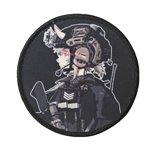 Klett Patch, Anime Tactical Girl Moral MilitäR Patch Drucken Abzeichen Klettbänder Aufnäher Für DIY Rucksäcke, Jacken, Jeans, Kappen, Kleidung Klett Patch, Anime Tactical Girl Moral MilitäR Patch Drucken Abzeichen Klettbänder Aufnäher Für DIY Rucksäcke, Jacken, Jeans, Kappen, Kleidung von Viusneun