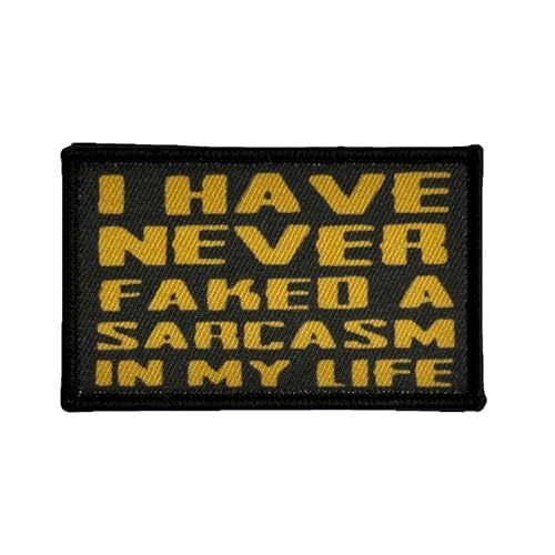 Klett Patch "I Have Never Faked A Sarcasm in My Life" Taktische Morale Hook Loop Patches Aufnäher for DIY Kleidung Rucksack Gear Hat Backpack Jackets Klett Patch "I Have Never Faked A Sarcasm in My Life" Taktische Morale Hook Loop Patches Aufnäher for DIY Kleidung Rucksack Gear Hat Backpack Jackets von Viusneun