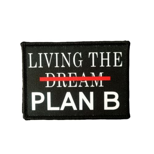 Klett Patch Militär, 'PLAN B'Kreative Patches, Zarte Stickerei-Aufnäher, Aufnäher Für Taktische Kleidung Rucksack Baseballkappe Uniform Klett Patch Militär, 'PLAN B'Kreative Patches, Zarte Stickerei-Aufnäher, Aufnäher Für Taktische Kleidung Rucksack Baseballkappe Uniform von Viusneun
