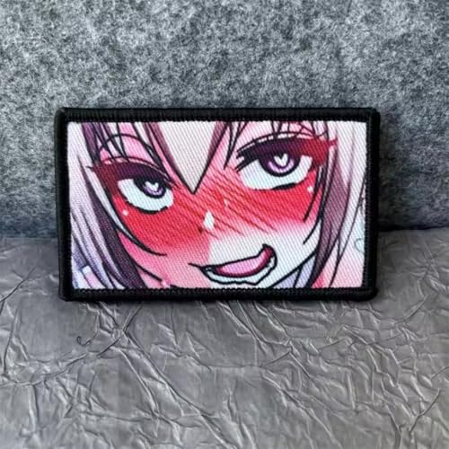 Klett Patches, Anime Girl MilitäR Patches Aufnäher Drucken Mit Klettverschluss Klettbänder Moral Aufkleber Für DIY Rucksäcke, Jacken, Jeans, Kappen, Kleidung Klett Patches, Anime Girl MilitäR Patches Aufnäher Drucken Mit Klettverschluss Klettbänder Moral Aufkleber Für DIY Rucksäcke, Jacken, Jeans, Kappen, Kleidung von Viusneun