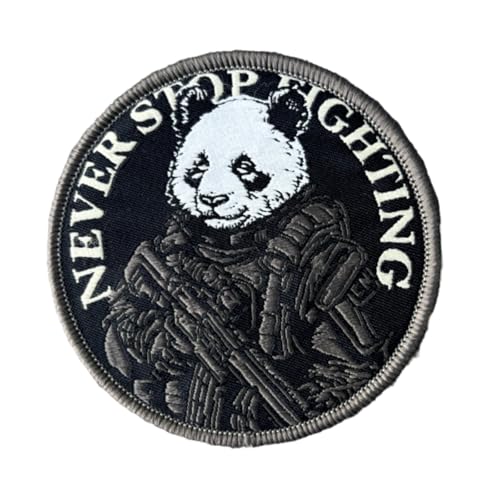 Klett Patches, Lustige Taktische Panda Patches Klett MilitäR Moral Hook Loop Aufnäher Kinder Applikation FüR Jungen, MäDchen, Jacken, Jeans, RucksäCke Klett Patches, Lustige Taktische Panda Patches Klett MilitäR Moral Hook Loop Aufnäher Kinder Applikation FüR Jungen, MäDchen, Jacken, Jeans, RucksäCke von Viusneun