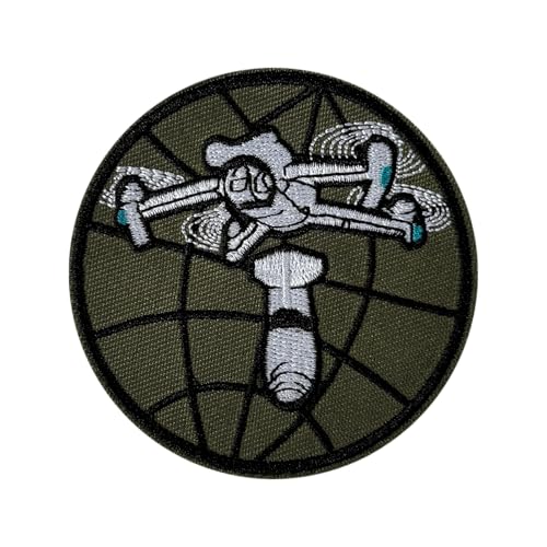 Klett Patches, Taktisch Fernarbeit Drohne Militär Patch Stickerei Aufkleber Klettbänder Moral Aufnäher Für Rucksäcke Kleidung Baseballkappe Uniform von Viusneun