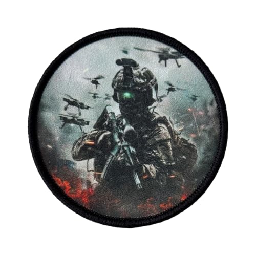 Klett Patches, Taktische Soldaten-Drohne Moral Aufnäher Mit Klettverschluss Für Militär Hüte, Rucksäcke, Jeans, Jacken Klett Patches, Taktische Soldaten-Drohne Moral Aufnäher Mit Klettverschluss Für Militär Hüte, Rucksäcke, Jeans, Jacken von Viusneun