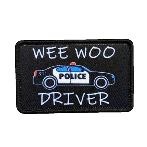 Klett Patches, "Wee Woo Drivers" Militär Patch Mit Klettverschluss, Taktische Moral Hook Patch Aufnäher Für Kleidung Rucksack Baseballkappe Uniform von Viusneun