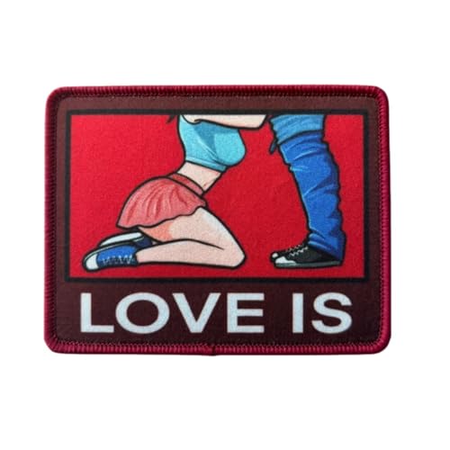 Love is Funny Morale Patch – Sexy Beauty Tactical Patch für Militärausrüstung, Rucksäcke, Operator Baseball Caps, Plattenträger & Westen – Morale Patches von Viusneun