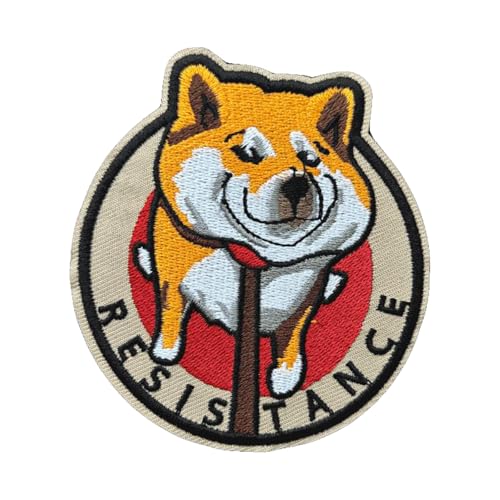 Lustige Shiba Inu Stickerei-Aufnäher, Meme Taktischer Militär-Moral-Aufnäher, Haken und Schlaufe, dekorative Flicken zum Aufnähen für Kleidung, Kleid, Hut, Rucksäcke Lustige Shiba Inu Stickerei-Aufnäher, Meme Taktischer Militär-Moral-Aufnäher, Haken und Schlaufe, dekorative Flicken zum Aufnähen für Kleidung, Kleid, Hut, Rucksäcke von Viusneun