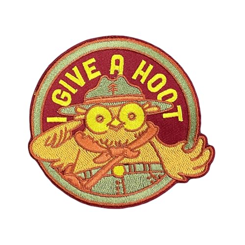 Lustige Stickerei-Aufnäher, "I give a Hoot Rooster", taktischer Militäraufnäher, Klettverschluss, dekorative Flicken zum Aufnähen für Kleidung, Kleid, Hut, Rucksäcke Lustige Stickerei-Aufnäher, "I give a Hoot Rooster", taktischer Militäraufnäher, Klettverschluss, dekorative Flicken zum Aufnähen für Kleidung, Kleid, Hut, Rucksäcke von Viusneun