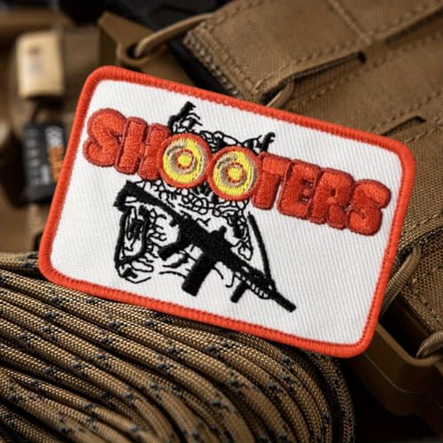 Lustiger Aufnäher, Motiv: Eule Shooter, taktischer Waffenliebhaber, bestickter Aufnäher für Militärausrüstung, Rucksäcke, Operator-Baseballkappen, Plattenträger und Westen – Moral-Patches von Viusneun
