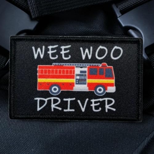Lustiger Aufnäher für Fahrer, Feuerwehrauto, Krankenwagen, taktischer Patch für Militärausrüstung, Rucksäcke, Operator-Baseballkappen, Plattenträger und Westen – Moral-Patches (CUSTOM-0496) von Viusneun
