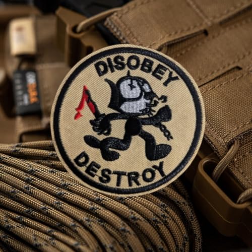Lustiger Aufnäher mit schwarzer Katze, bestickt, taktischer Aufnäher für Militärausrüstung, Rucksäcke, Baseballkappen, Plattenträger und Westen – Moral-Patches Lustiger Aufnäher mit schwarzer Katze, bestickt, taktischer Aufnäher für Militärausrüstung, Rucksäcke, Baseballkappen, Plattenträger und Westen – Moral-Patches von Viusneun