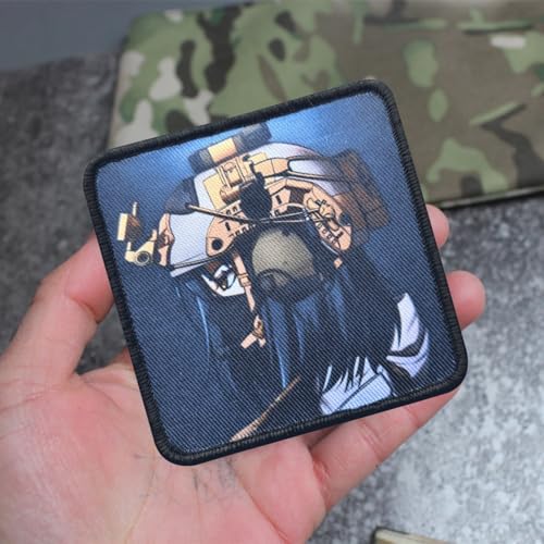 Maskierte Taktische Schönheit Soldat Patches Klett Drucken Militär Morale Aufnäher Für DIY Kleidung Rucksack Baseballkappe Uniform von Viusneun