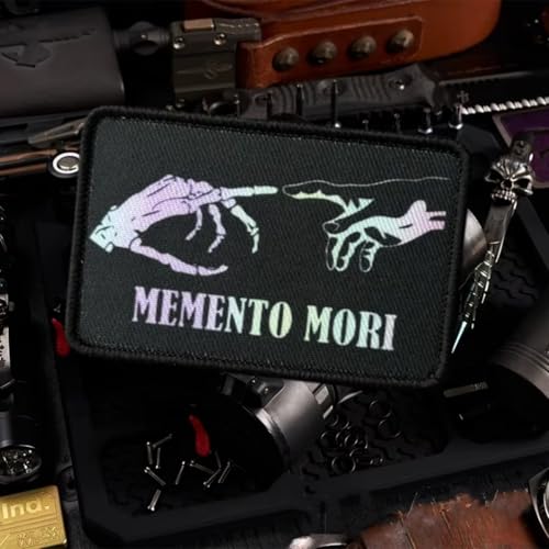 Memento Mori Halten Hände Taktischer Patch Hook and Loop Moral Patches Lustige Applikationen für Rucksäcke, Trucker Hüte, Lunch-Taschen, Westen, Jacken Memento Mori Halten Hände Taktischer Patch Hook and Loop Moral Patches Lustige Applikationen für Rucksäcke, Trucker Hüte, Lunch-Taschen, Westen, Jacken von Viusneun