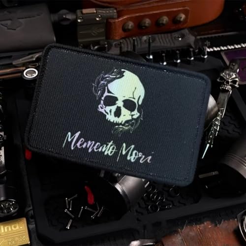 Memento Mori Skelett Taktischer Patch Totenkopf Hook and Loop Moral Patches Lustige Applikationen für Rucksäcke, Trucker Hüte, Lunch-Taschen, Westen, Jacken Memento Mori Skelett Taktischer Patch Totenkopf Hook and Loop Moral Patches Lustige Applikationen für Rucksäcke, Trucker Hüte, Lunch-Taschen, Westen, Jacken von Viusneun
