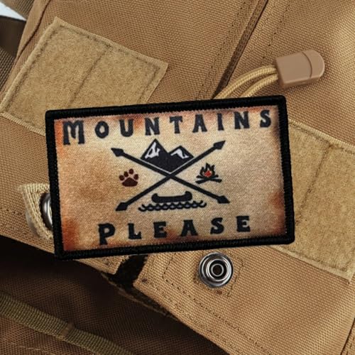 "Mountains Please" Patches Klett Militär Moral Militär Abzeichen Patches Für Mützen, Taschen, Rucksäcke, Geschirr, Weste, Militäruniformen, Taktische Ausrüstung "Mountains Please" Patches Klett Militär Moral Militär Abzeichen Patches Für Mützen, Taschen, Rucksäcke, Geschirr, Weste, Militäruniformen, Taktische Ausrüstung von Viusneun