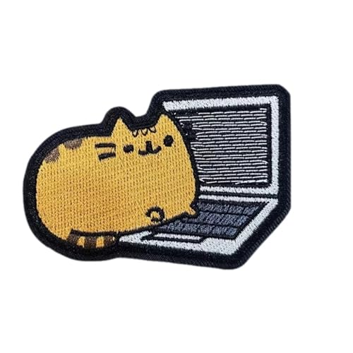 Niedliche Computer katze Klett Patches Stickerei Patch Klett Tactical Moral Aufnäher Applikationen für DIY Kleidung, Rucksäcke, Jacken, Jeans Niedliche Computer katze Klett Patches Stickerei Patch Klett Tactical Moral Aufnäher Applikationen für DIY Kleidung, Rucksäcke, Jacken, Jeans von Viusneun
