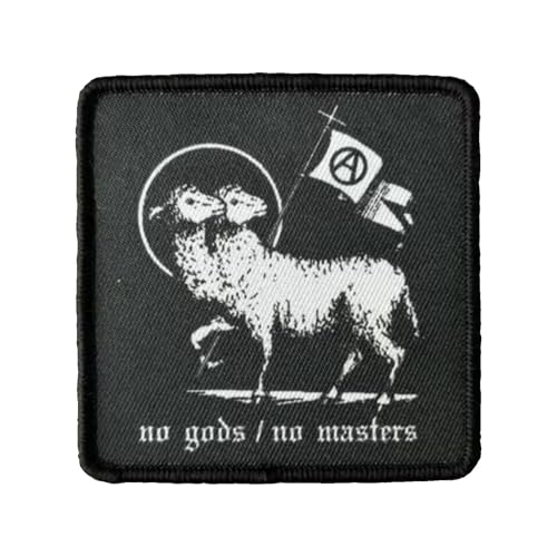 "No Gods/No Masters" Zwei Schafe Klett Patches, Taktische Moral Aufnäher Drucken Hook Patch Mit Klettverschluss Für DIY Kleidung Rucksack Baseballkappe Uniform "No Gods/No Masters" Zwei Schafe Klett Patches, Taktische Moral Aufnäher Drucken Hook Patch Mit Klettverschluss Für DIY Kleidung Rucksack Baseballkappe Uniform von Viusneun