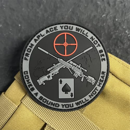 PVC Rubber 3D Gewehre Ziel Schießen Military Taktischer Moral Abzeichen Hook Patch Aufnäher Für Uniform, Rucksäcke, Taktische Westen, Militäruniformen PVC Rubber 3D Gewehre Ziel Schießen Military Taktischer Moral Abzeichen Hook Patch Aufnäher Für Uniform, Rucksäcke, Taktische Westen, Militäruniformen von Viusneun