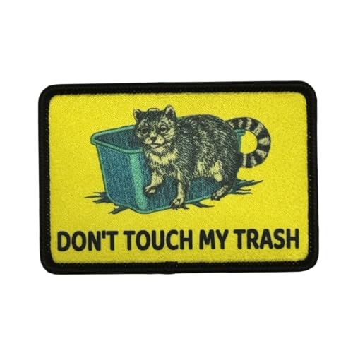 Patches Klett, "DON'T TOUCH MY TRASH" Katze Patch Emblem Taktisch Moral Hook Loop Aufnäher für DIY Kleidung Rucksäcke Jacken Jeans Patches Klett, "DON'T TOUCH MY TRASH" Katze Patch Emblem Taktisch Moral Hook Loop Aufnäher für DIY Kleidung Rucksäcke Jacken Jeans von Viusneun