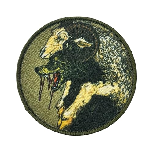 Patches Klett, Der Wolf im Schafspelz Patch Klett Drucken Moral Militär Patch Für DIY Taktische Kleidung Rucksack Baseballkappe Uniform Patches Klett, Der Wolf im Schafspelz Patch Klett Drucken Moral Militär Patch Für DIY Taktische Kleidung Rucksack Baseballkappe Uniform von Viusneun