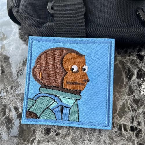 Patches Klett, Lustige Affenpuppe Klett Patches Stickerei Moral Tactical Patch Aufnäher für DIY Kleidung Rucksäcke Hüte Jacken Jeans Taschen Patches Klett, Lustige Affenpuppe Klett Patches Stickerei Moral Tactical Patch Aufnäher für DIY Kleidung Rucksäcke Hüte Jacken Jeans Taschen von Viusneun