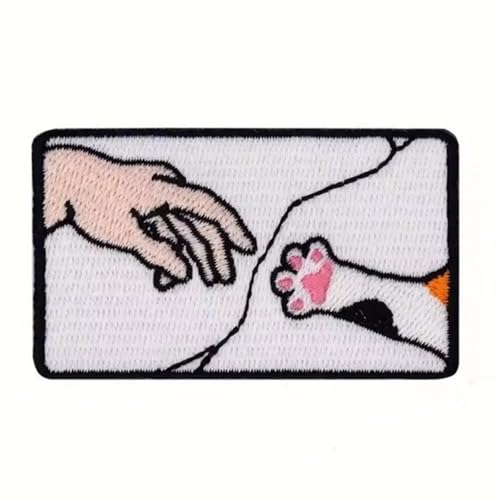 Patches Klett, Lustige Katze Klett Patches Gestickte Klett Patches Moral Tactical Patch Aufnäher für Rucksäcke Hüte Jacken Jeans Taschen Patches Klett, Lustige Katze Klett Patches Gestickte Klett Patches Moral Tactical Patch Aufnäher für Rucksäcke Hüte Jacken Jeans Taschen von Viusneun