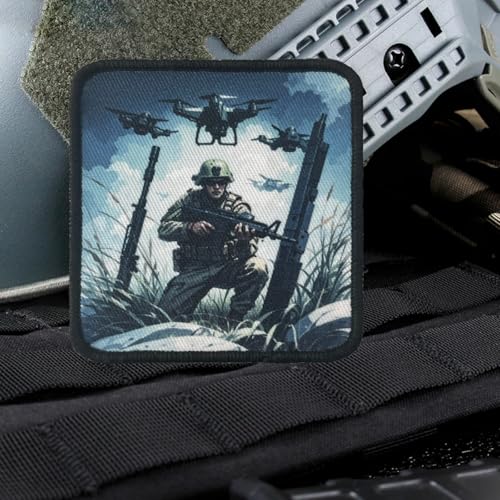 Patches Klett, Moral Aufnäher Mit Klettverschluss, Drucken Taktische Soldaten Und Drohnen Militär Patch Für Kleidung Rucksack Uniform Baseballkappe von Viusneun