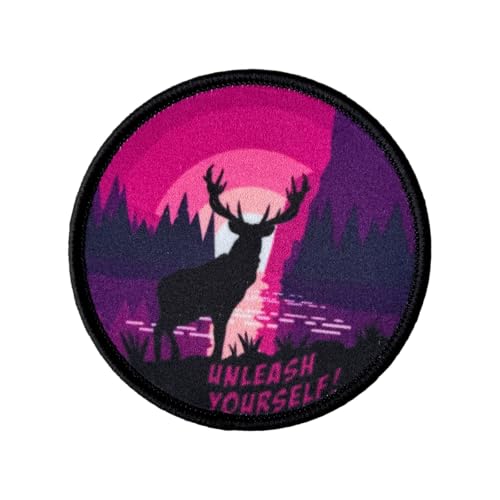 Patches Klett, Purpur Hirsch Moral Aufnäher Mit Klettverschluss, Drucken Taktische Militär Patch Für Kleidung Rucksack Uniform Baseballkappe Patches Klett, Purpur Hirsch Moral Aufnäher Mit Klettverschluss, Drucken Taktische Militär Patch Für Kleidung Rucksack Uniform Baseballkappe von Viusneun
