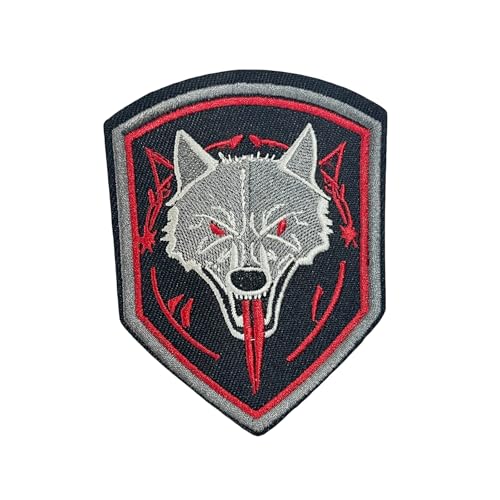 Patches Klett, Rot Taktische Wolf Militär Patches Morale Bestickter Abzeichen Aufnäher FüR Kleidung Jackets Jacken Jeans RucksäCke Uniform Patches Klett, Rot Taktische Wolf Militär Patches Morale Bestickter Abzeichen Aufnäher FüR Kleidung Jackets Jacken Jeans RucksäCke Uniform von Viusneun