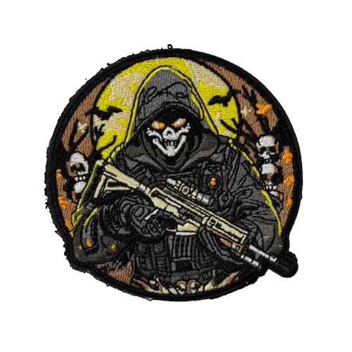 Patches Klett, Schädel Mit Pistole Tactical Patches Stickerei MilitäR Moral Hook Patch Aufnäher Für Taktische Kleidung Rucksäcke Hüte Jacken Jeans Taschen Patches Klett, Schädel Mit Pistole Tactical Patches Stickerei MilitäR Moral Hook Patch Aufnäher Für Taktische Kleidung Rucksäcke Hüte Jacken Jeans Taschen von Viusneun