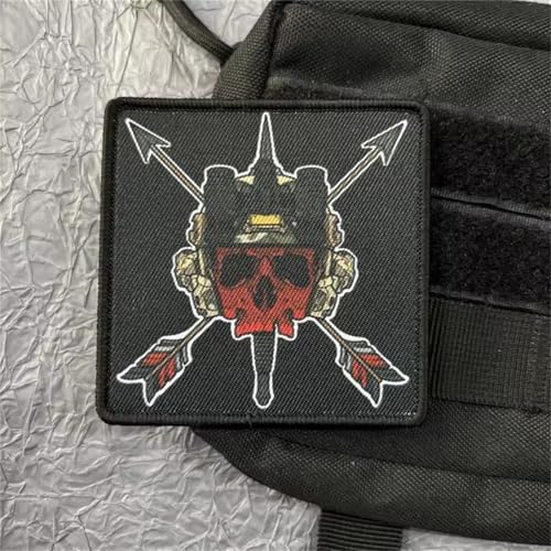 Patches Klett, Schädel Patch Military Taktische Aufnäher Drucken mit Klettverschluss Militär Klett Patch für Rucksäcke, Jacken, Jeans, Kappen, Kleidung Patches Klett, Schädel Patch Military Taktische Aufnäher Drucken mit Klettverschluss Militär Klett Patch für Rucksäcke, Jacken, Jeans, Kappen, Kleidung von Viusneun
