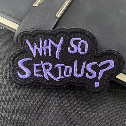 Patches Klett, "WARUM SO SERIÖS" Zitate Patch Emblem Taktisch Moral Hook Loop Aufnäher Applikation für Kleidung Rucksack Uniform Weste Jacken Patches Klett, "WARUM SO SERIÖS" Zitate Patch Emblem Taktisch Moral Hook Loop Aufnäher Applikation für Kleidung Rucksack Uniform Weste Jacken von Viusneun