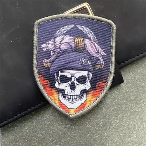 Patches Klett Schädel-Soldat Militär Patch Taktische Moral Aufnäher Mit Klettverschluss Für DIY Taktische Kleidung Rucksack Baseballkappe Uniform Patches Klett Schädel-Soldat Militär Patch Taktische Moral Aufnäher Mit Klettverschluss Für DIY Taktische Kleidung Rucksack Baseballkappe Uniform von Viusneun