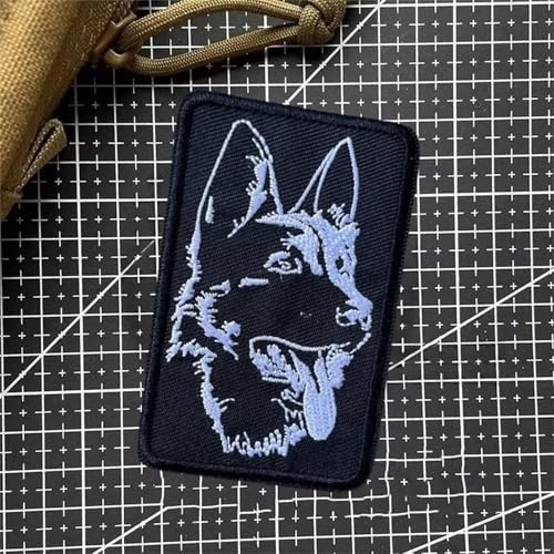 Patches Klett Stickerei Klett Patch Lustiger Hund Moral Emblem Aufnäher mit Klettverschluss Patch für Rucksäcke, Hut, Jacke, Kleidung Patches Klett Stickerei Klett Patch Lustiger Hund Moral Emblem Aufnäher mit Klettverschluss Patch für Rucksäcke, Hut, Jacke, Kleidung von Viusneun