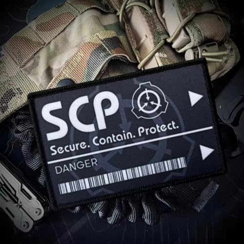 SCP Foundation Morale Patch - Taktischer Patch für Militärausrüstung, Rucksäcke, Operator Baseball Caps, Plattenträger & Westen - Morale Patches SCP Foundation Morale Patch - Taktischer Patch für Militärausrüstung, Rucksäcke, Operator Baseball Caps, Plattenträger & Westen - Morale Patches von Viusneun