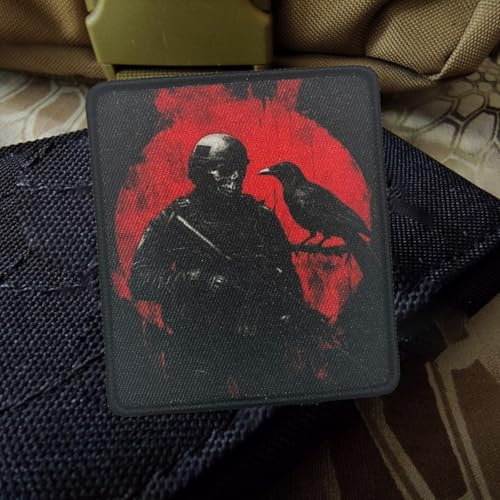 Schädel und Krähe Klett Patches Patch Klett Moral Aufnäher Hook Patch für DIY Rucksäcke Taktische Kleidung Aufkleber Uniform Schädel und Krähe Klett Patches Patch Klett Moral Aufnäher Hook Patch für DIY Rucksäcke Taktische Kleidung Aufkleber Uniform von Viusneun