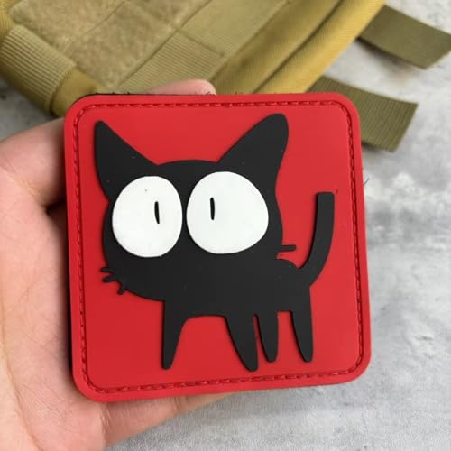 Schwarze Katze, PVC-Moral-Patch, lustiges Abzeichen-Armband, taktischer Aufnäher für Militärausrüstung, Rucksäcke, Operator-Baseballkappen, Plattenträger und Westen – Moral-Patches Schwarze Katze, PVC-Moral-Patch, lustiges Abzeichen-Armband, taktischer Aufnäher für Militärausrüstung, Rucksäcke, Operator-Baseballkappen, Plattenträger und Westen – Moral-Patches von Viusneun