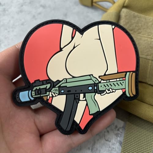 Sexy Girl PVC Patch: humorvoller Moral-Patch mit Klettverschluss – Anime Mädchen Taktische Militär-Patches, Moral-Patches für Rucksäcke, Helm und andere militärische taktische Ausrüstung Sexy Girl PVC Patch: humorvoller Moral-Patch mit Klettverschluss – Anime Mädchen Taktische Militär-Patches, Moral-Patches für Rucksäcke, Helm und andere militärische taktische Ausrüstung von Viusneun